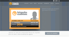 Desktop Screenshot of fotografosecuatorianos.com